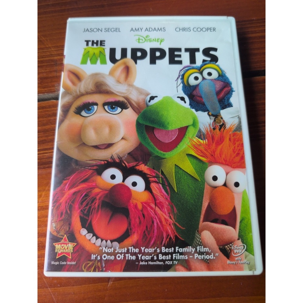The Muppets DVD 2011 Walt Disney Video Jason Segel Amy Adams PG Family Comedy